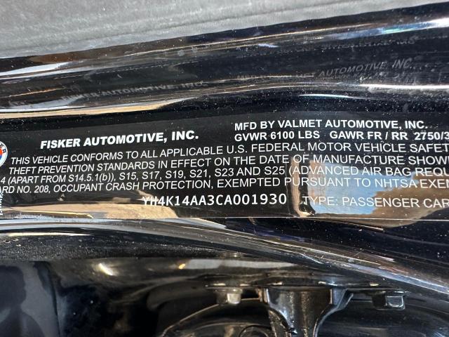 2012 FISKER AUTOMOTIVE KARMA SPORT  