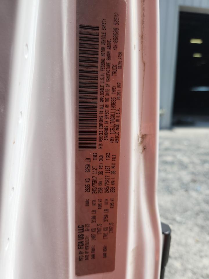 2020 Jeep Gladiator Sport VIN: 1C6JJTAG0LL109695 Lot: 63112895