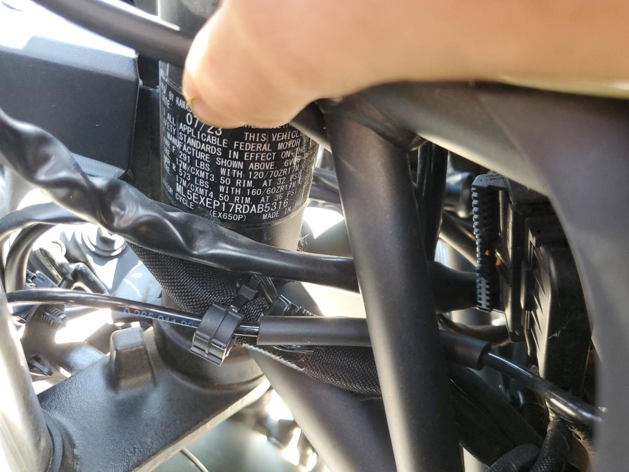 ml5exep17rdab5316 ML5EXEP17RDAB5316 2024 Kawasaki Ex650 P