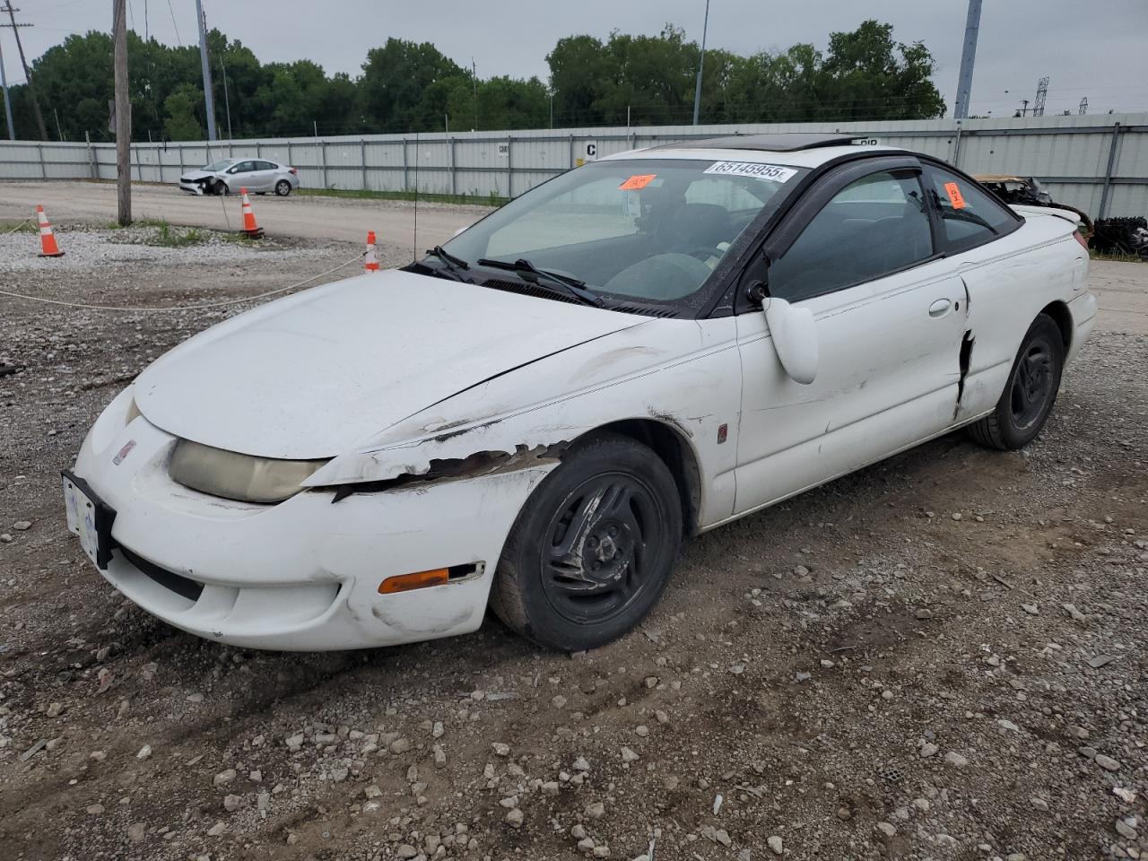 1998 Saturn Sc2 white null gas 1G8ZH1270WZ108164 photo #1