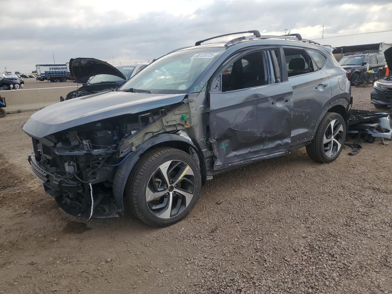 2017 Hyundai Tucson Limited VIN: KM8J3CA20HU394953 Lot: 65123725
