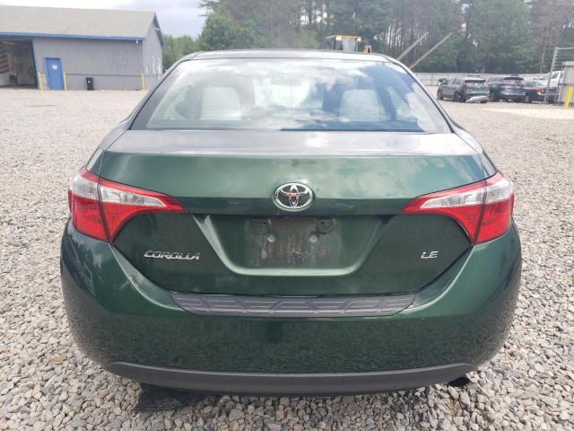  TOYOTA COROLLA 2016 Зеленый