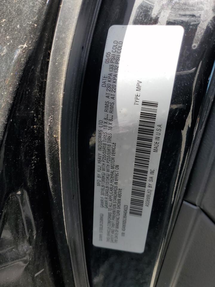 2006 Subaru B9 Tribeca 3.0 H6 VIN: 4S4WX85C664404523 Lot: 64884595