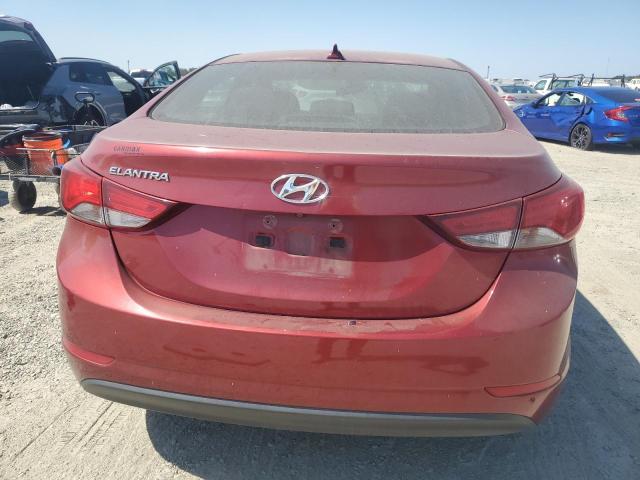  HYUNDAI ELANTRA 2016 Red