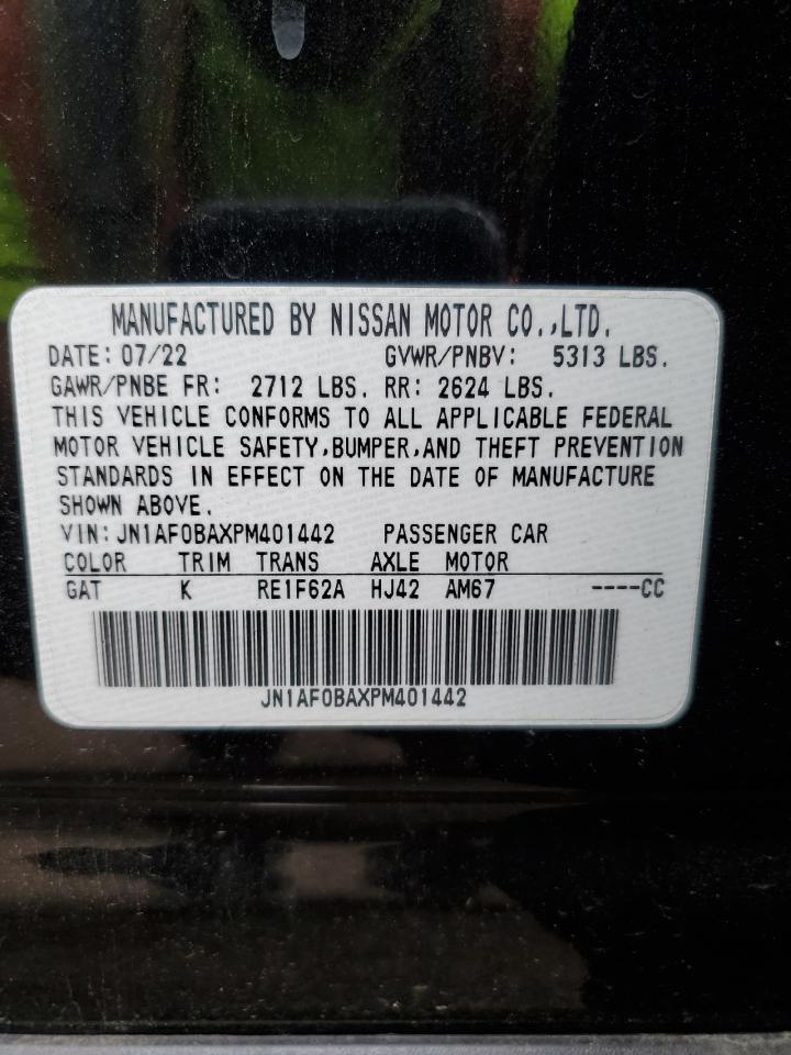 2023 Nissan Ariya Engage VIN: JN1AF0BAXPM401442 Lot: 64926345