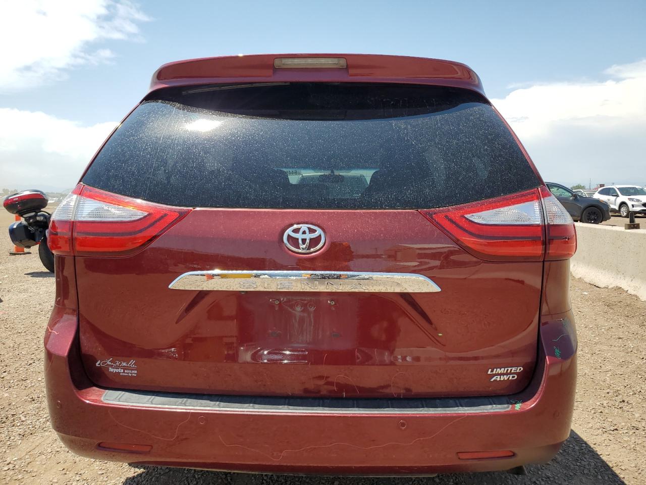 2015 Toyota Sienna Xle VIN: 5TDDK3DC6FS117461 Lot: 64484385