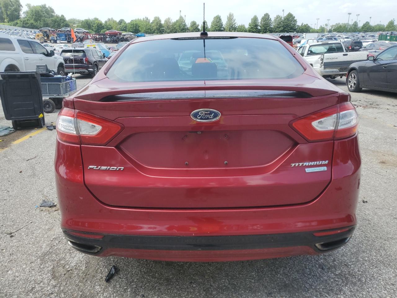2013 Ford Fusion Titanium VIN: 3FA6P0K93DR322502 Lot: 65629985