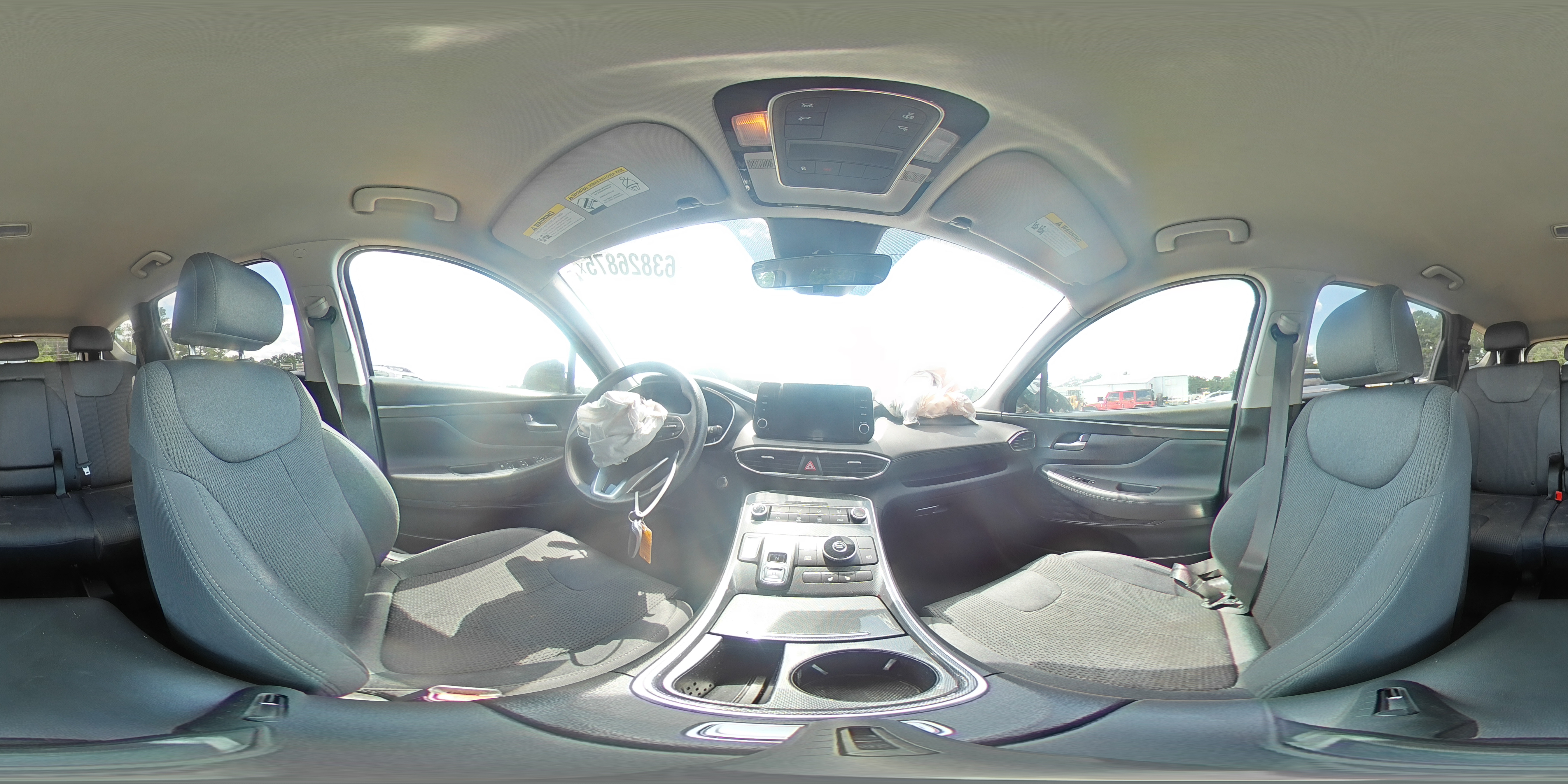 2021 Hyundai Santa Fe Sel VIN: 5NMS24AJ5MH363417 Lot: 63826875