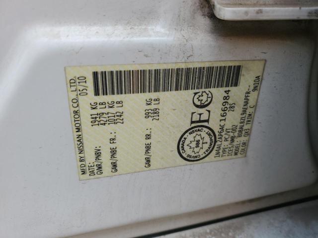2010 NISSAN ALTIMA BASE  