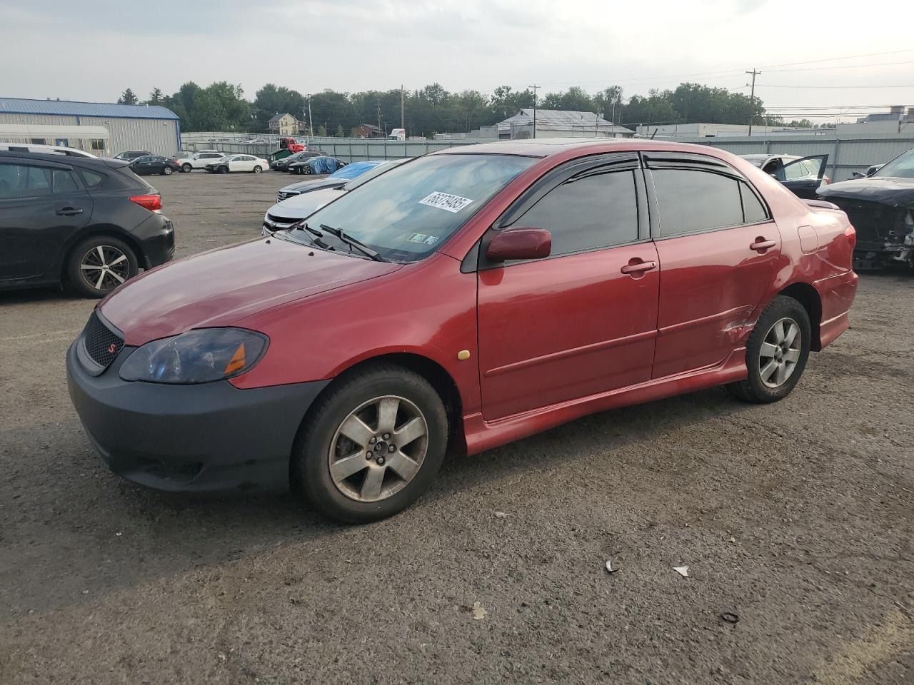 2004 Toyota Corolla Ce red null gas 2T1BR32E14C224009 photo #1