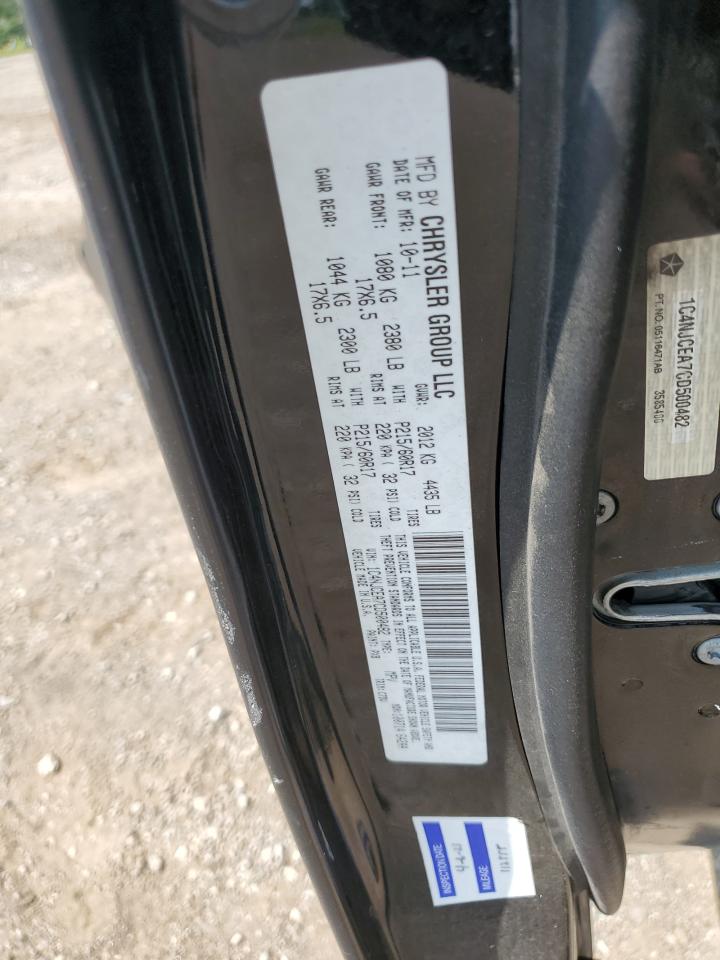 2012 Jeep Compass Latitude VIN: 1C4NJCEA7CD500482 Lot: 67076025