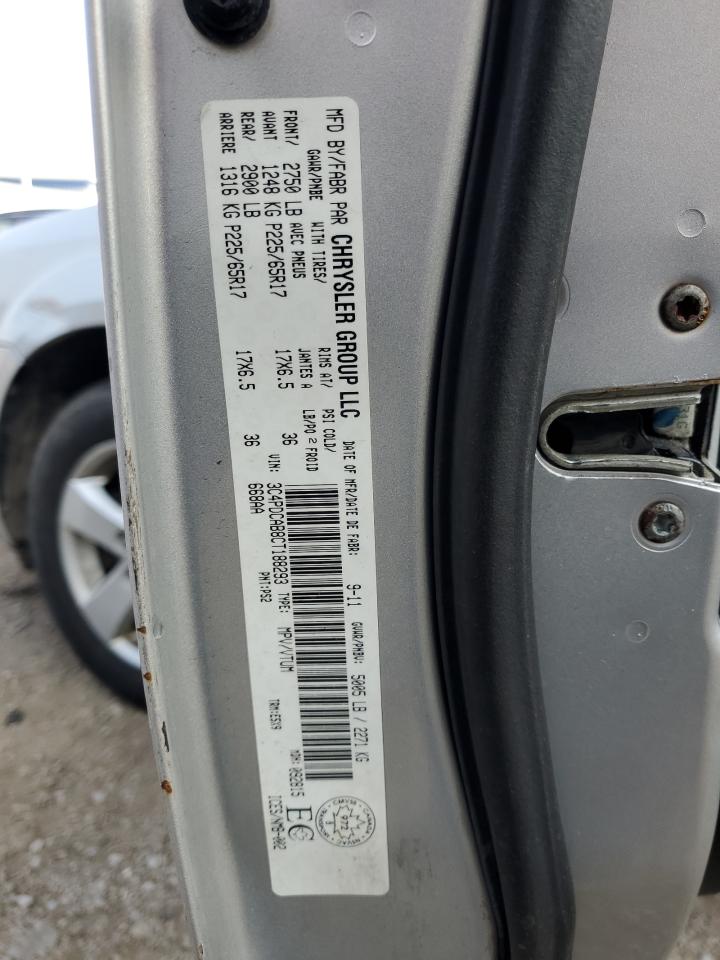 2012 Dodge Journey Se VIN: 3C4PDCAB8CT188293 Lot: 65058545