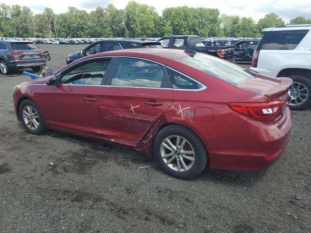  HYUNDAI SONATA 2015 Czerwony
