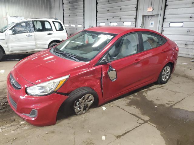  HYUNDAI ACCENT 2017 Czerwony
