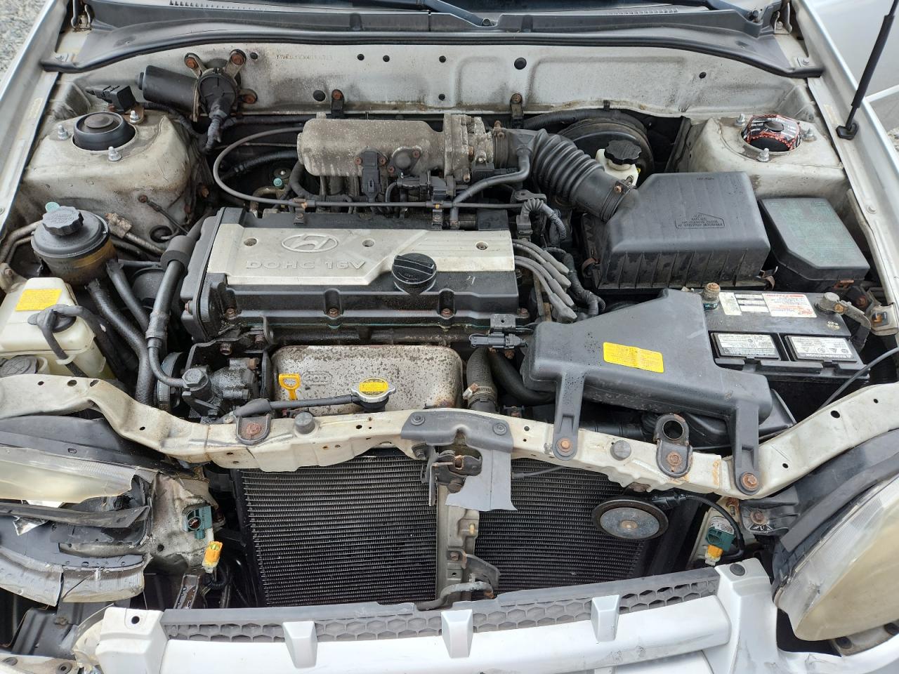 2004 Hyundai Accent Gl VIN: KMHCG35CX4U306713 Lot: 64479445