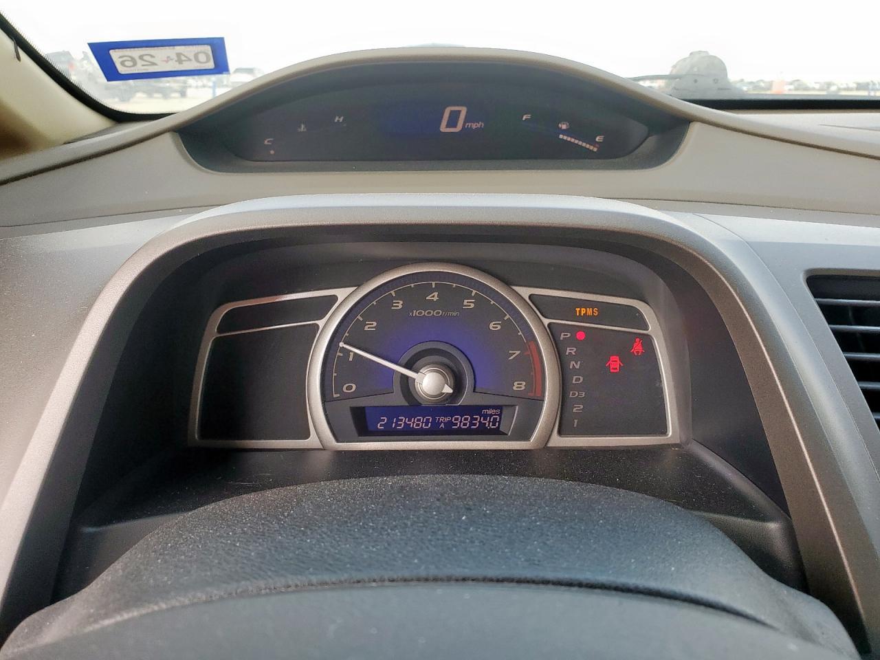 2008 Honda Civic Lx VIN: 2HGFA16598H310284 Lot: 64831785