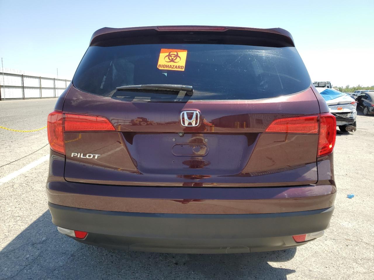 2016 Honda Pilot Ex VIN: 5FNYF5H30GB058134 Lot: 64332385