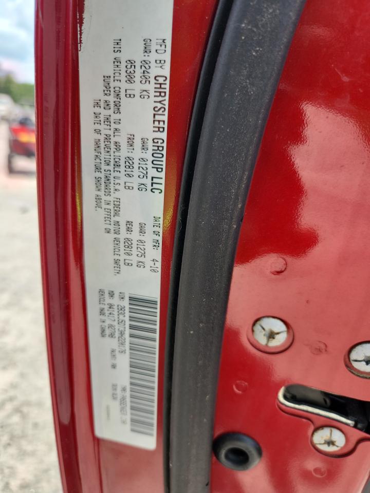 2010 Dodge Challenger R/T VIN: 2B3CJ5DT3AH220176 Lot: 63386315