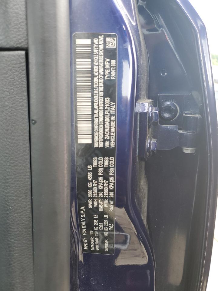 2020 Jeep Renegade Sport VIN: ZACNJBAB6LPL21003 Lot: 64567425