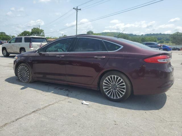 Sedans FORD FUSION 2017 Burgundy
