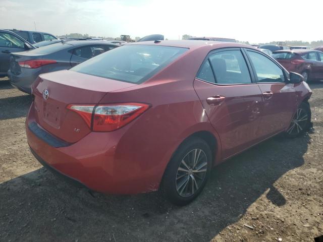  TOYOTA COROLLA 2016 Красный