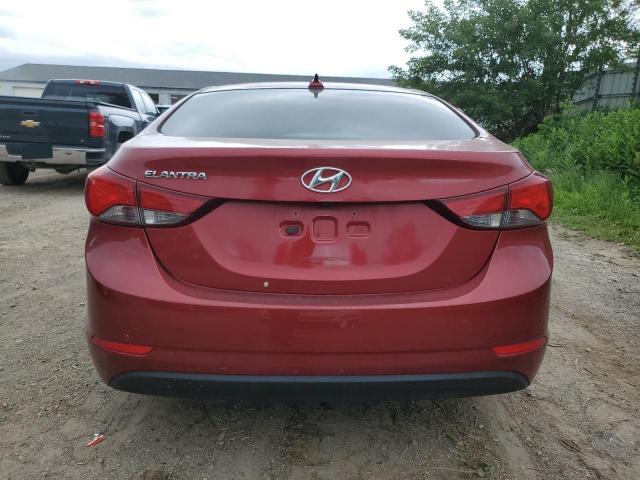 Sedans HYUNDAI ELANTRA 2016 Burgundy