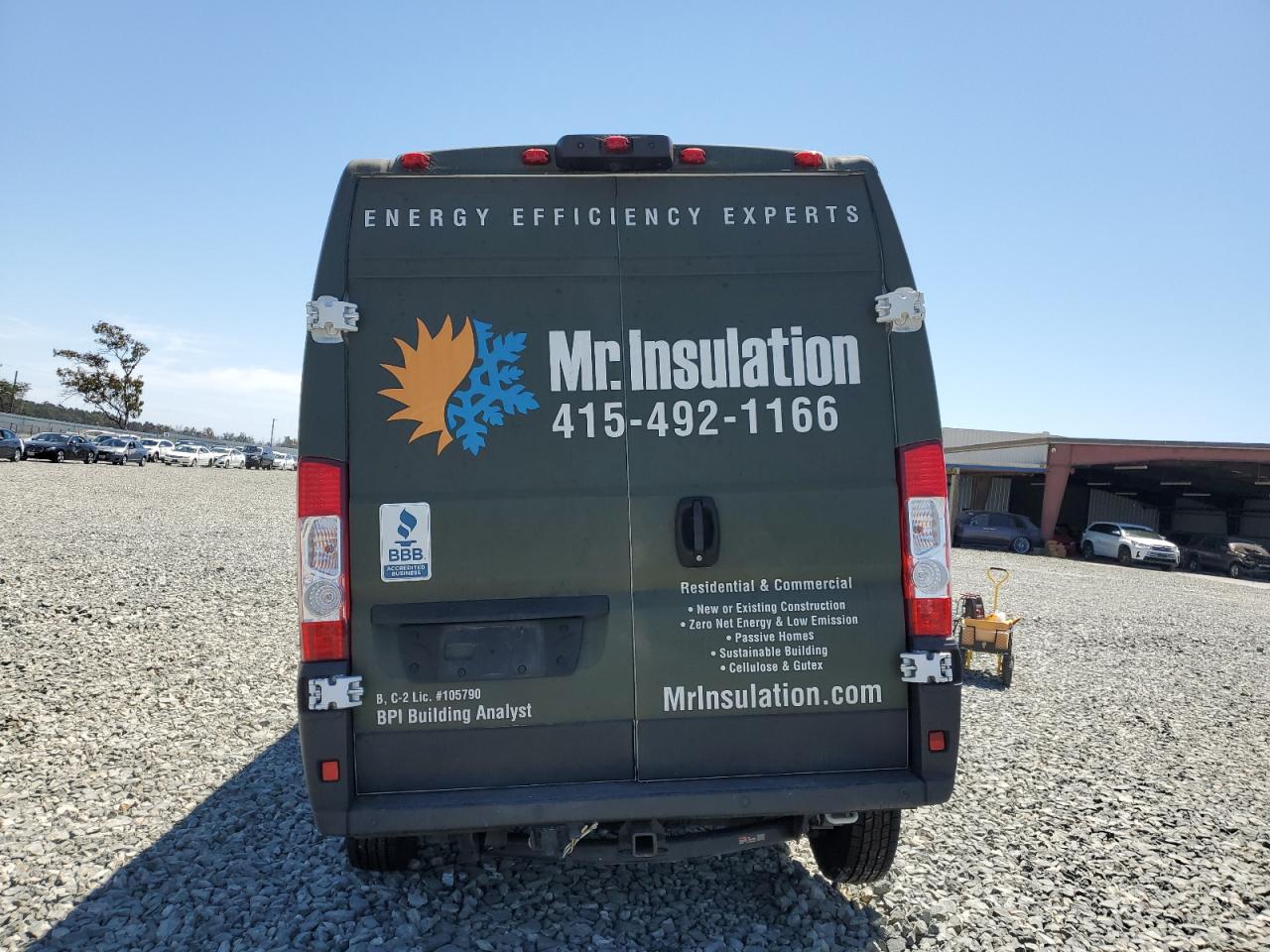 2021 Ram Promaster 2500 2500 High VIN: 3C6LRVDG3ME512542 Lot: 66569985