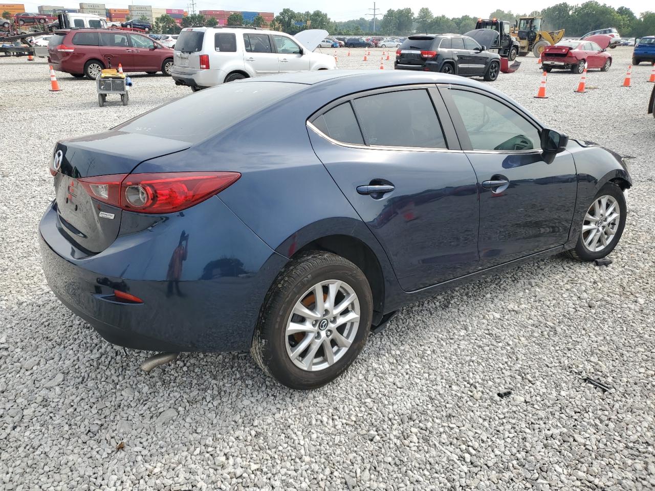 2018 Mazda 3 Gs blue null gas JM1BN1V79J1174845 photo #4