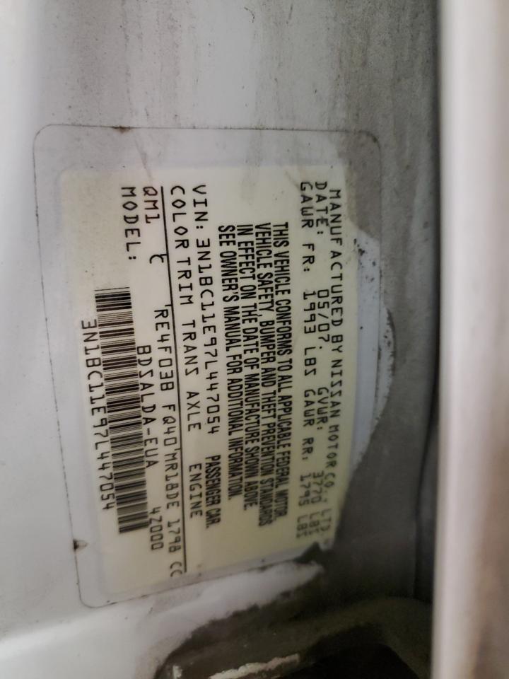 2007 Nissan Versa S VIN: 3N1BC11E97L447054 Lot: 64956235