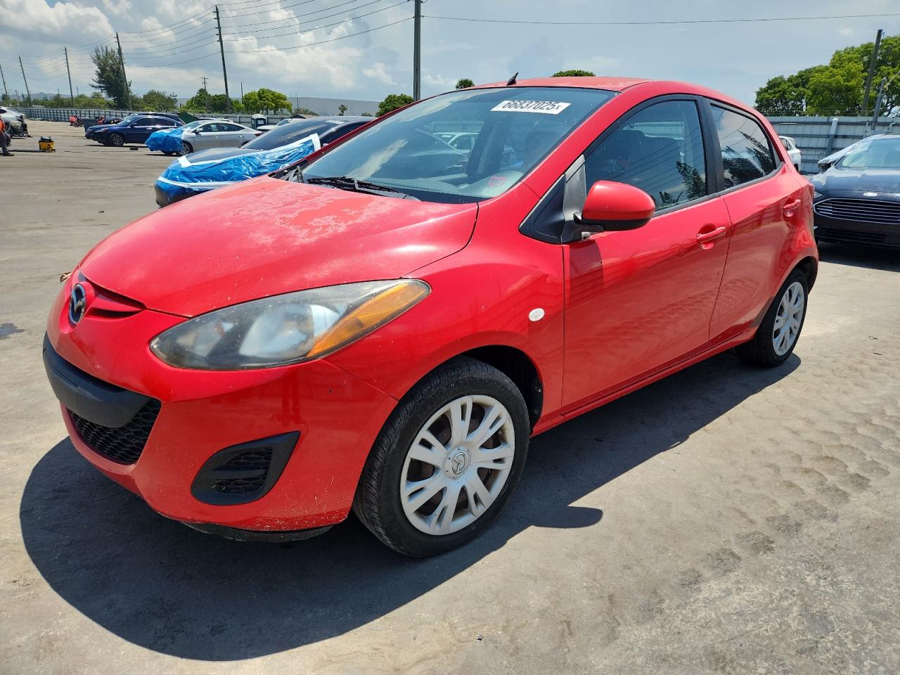 2011 Mazda Mazda2 VIN: JM1DE1HY0B0123836 Lot: 66837025