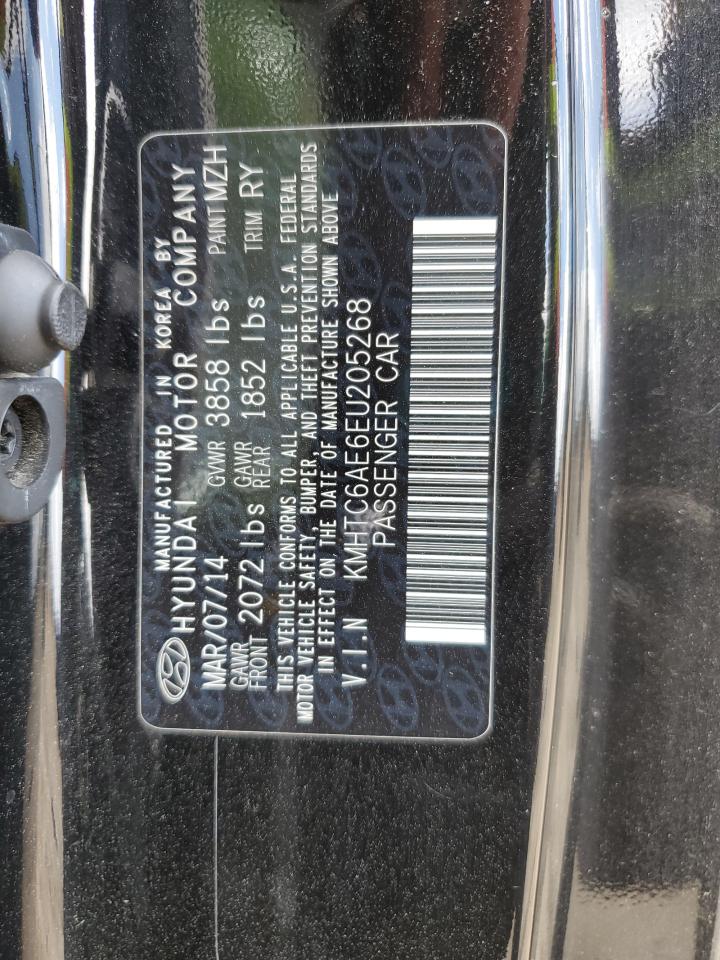 2014 Hyundai Veloster Turbo VIN: KMHTC6AE6EU205268 Lot: 65095655