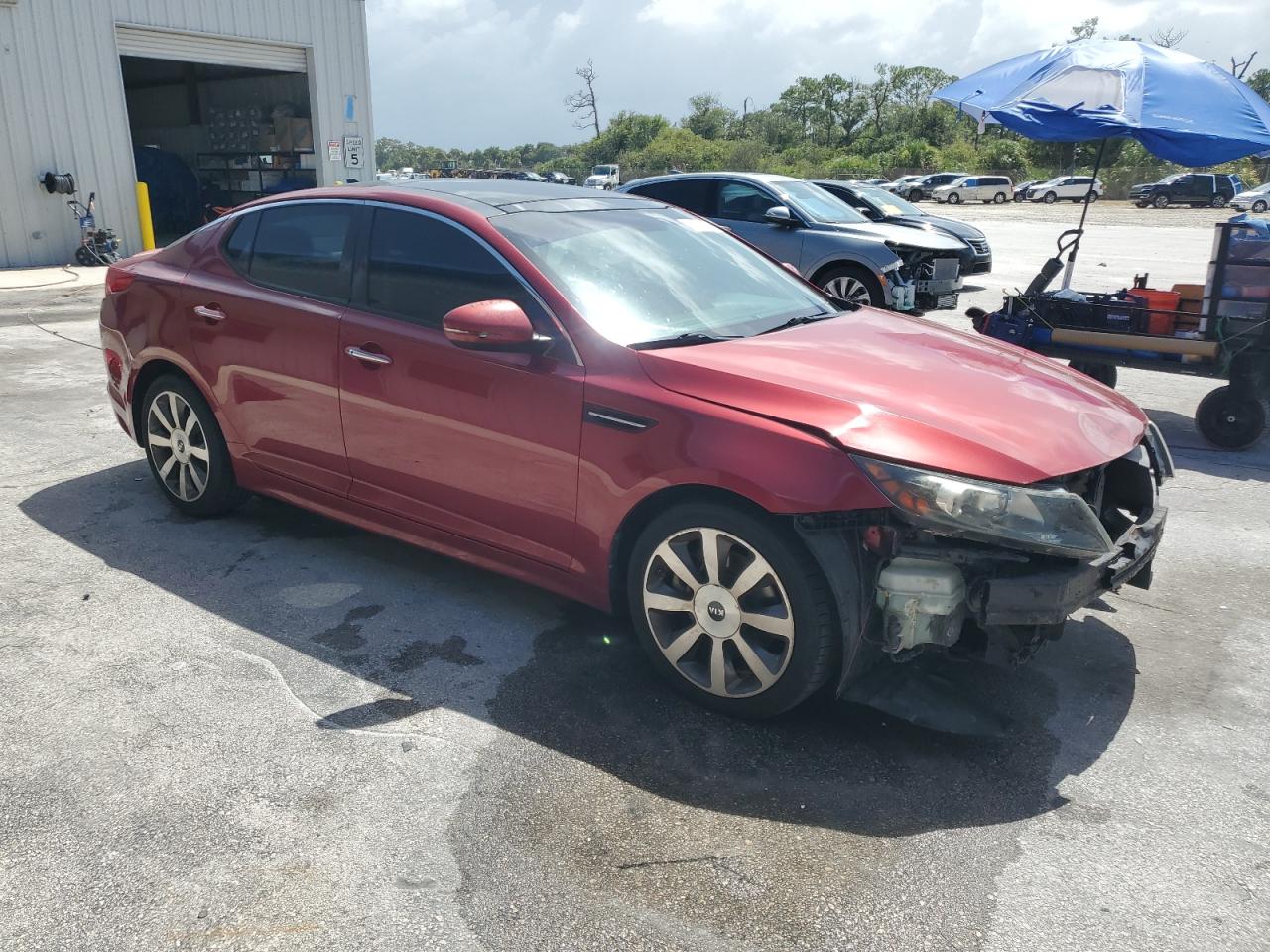 2012 Kia Optima Sx VIN: 5XXGR4A6XCG015705 Lot: 66181655