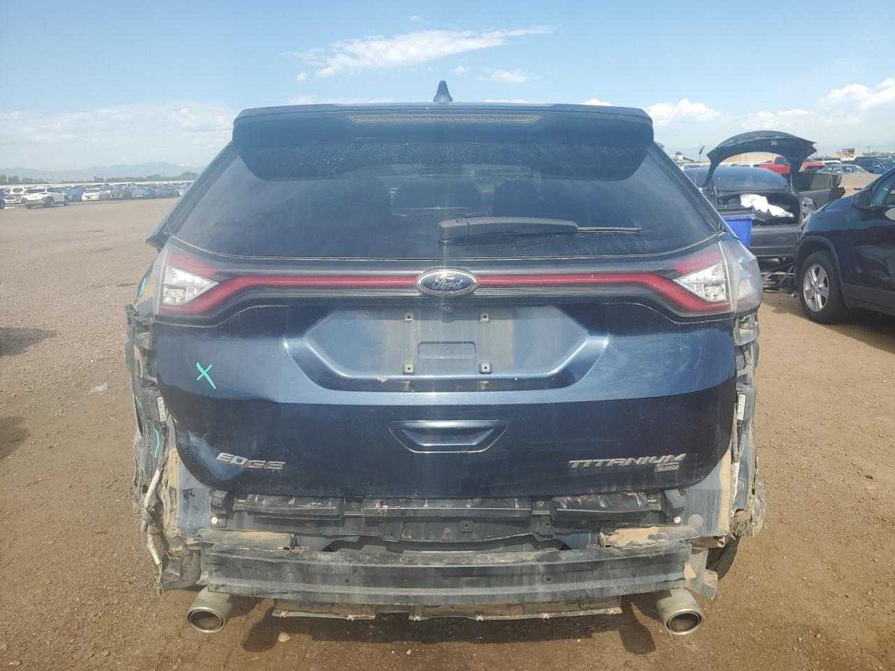 2017 Ford Edge Titanium VIN: 2FMPK4K85HBB46418 Lot: 64833405