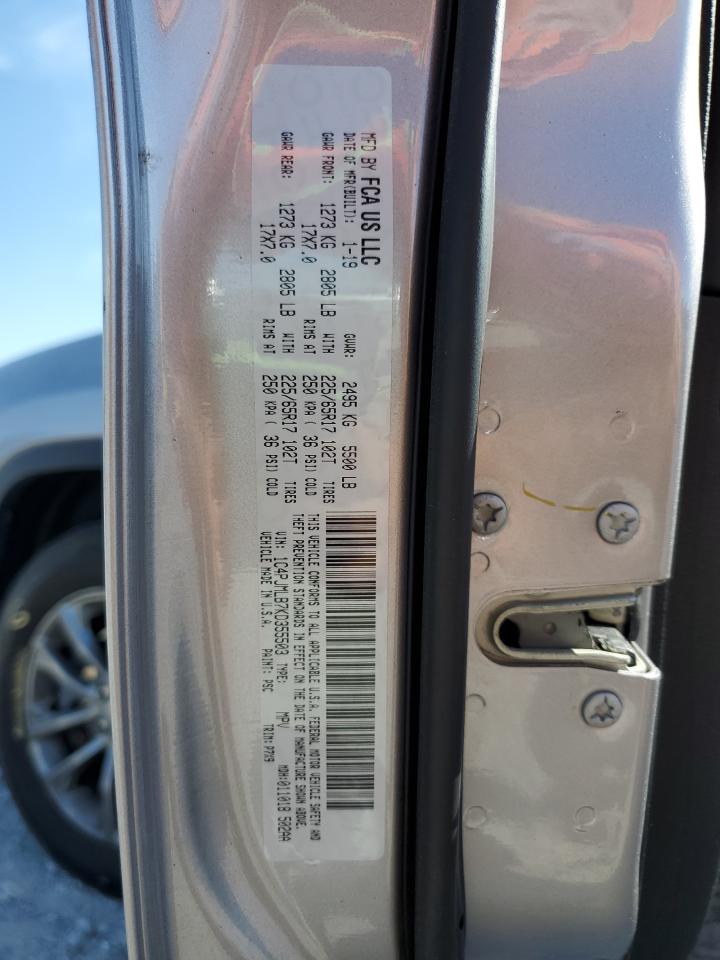 2019 Jeep Cherokee Latitude Plus VIN: 1C4PJMLB7KD355503 Lot: 65262765