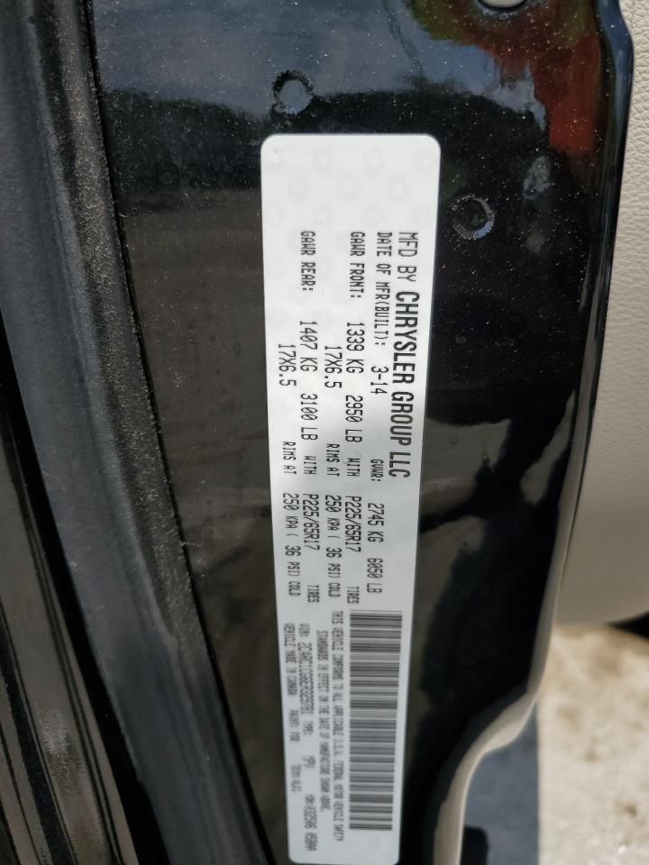 2014 Chrysler Town & Country Touring L VIN: 2C4RC1CG6ER329781 Lot: 66157555