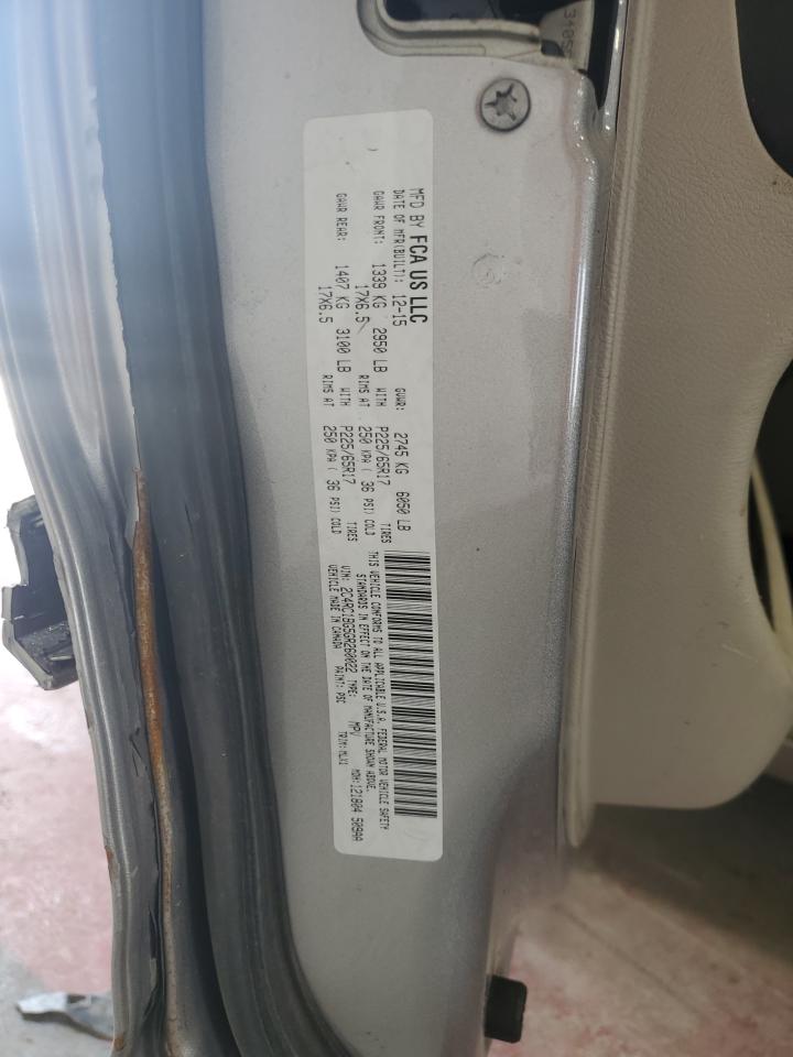 2016 Chrysler Town & Country Touring VIN: 2C4RC1BG5GR260022 Lot: 62648885
