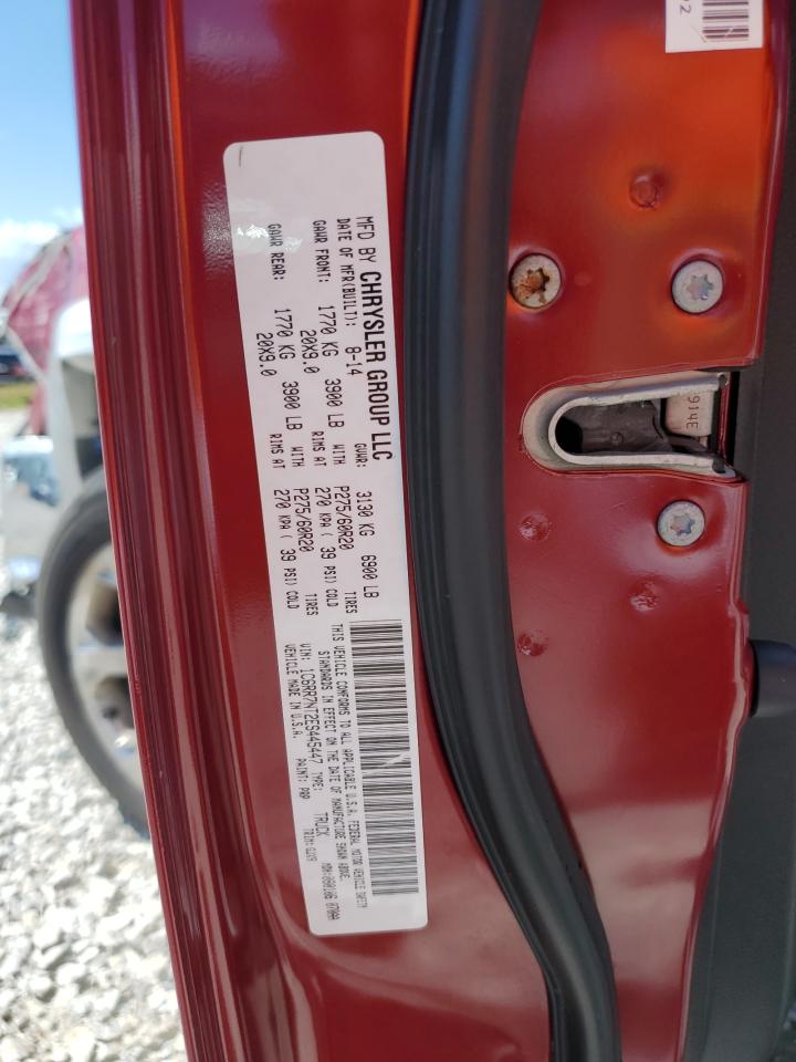 2014 Ram 1500 Laramie VIN: 1C6RR7NT2ES445447 Lot: 63449995