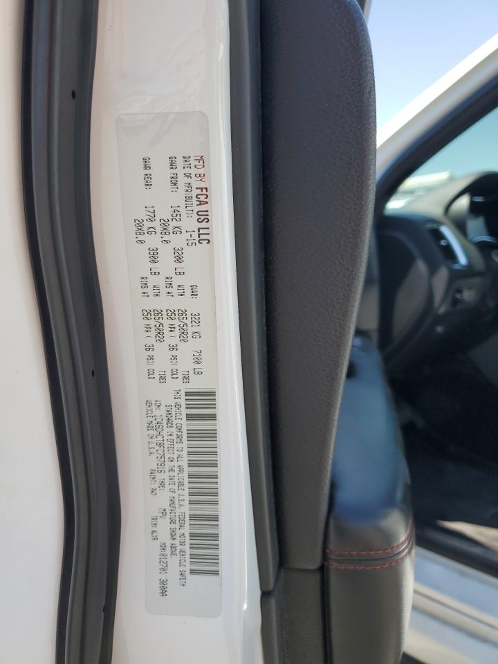 2015 Dodge Durango R/T VIN: 1C4SDHCT8FC757916 Lot: 64999575