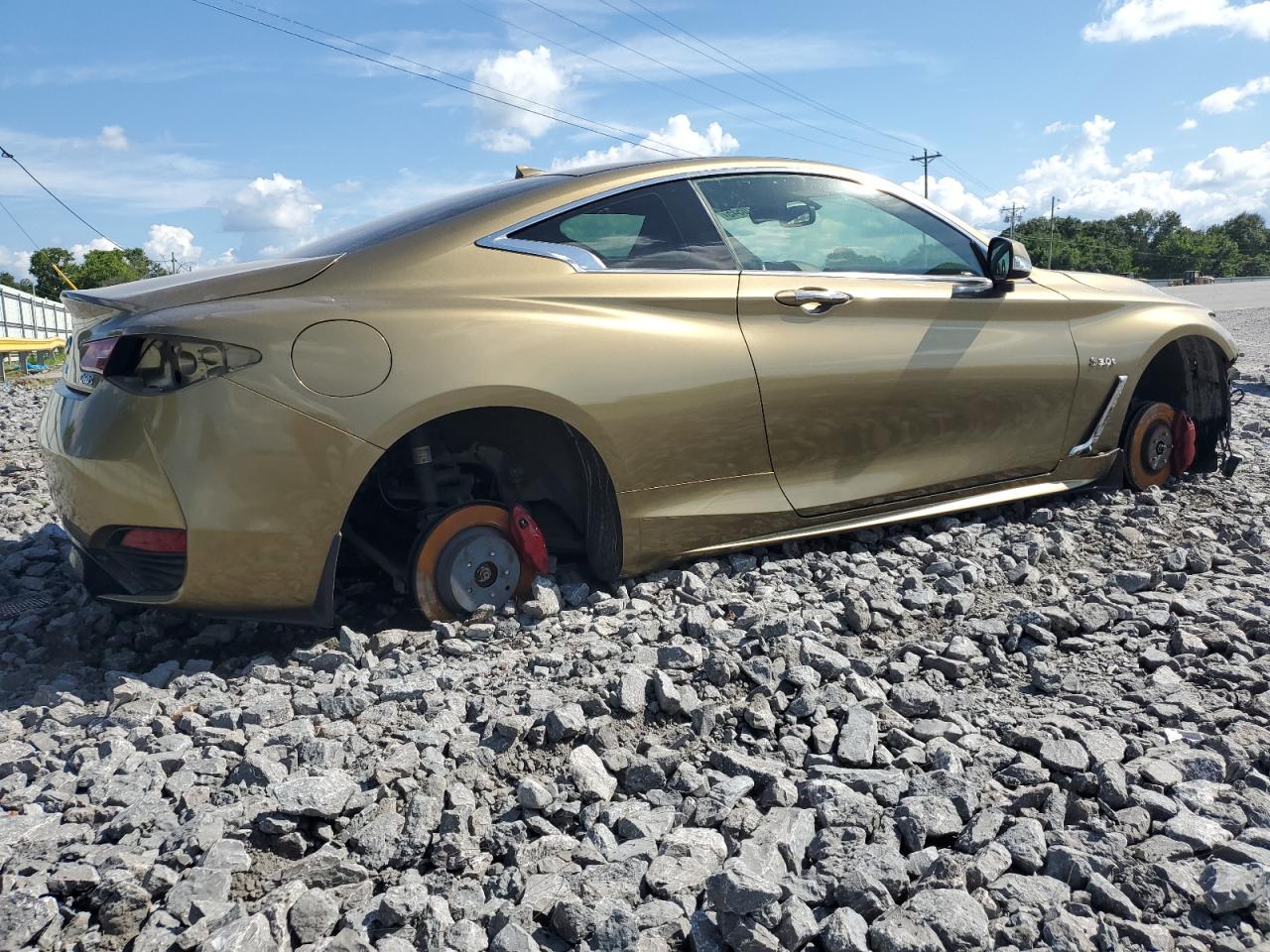 2018 Infiniti Q60 Red Sport 400 gold null gas JN1FV7EL3JM630745 photo #4