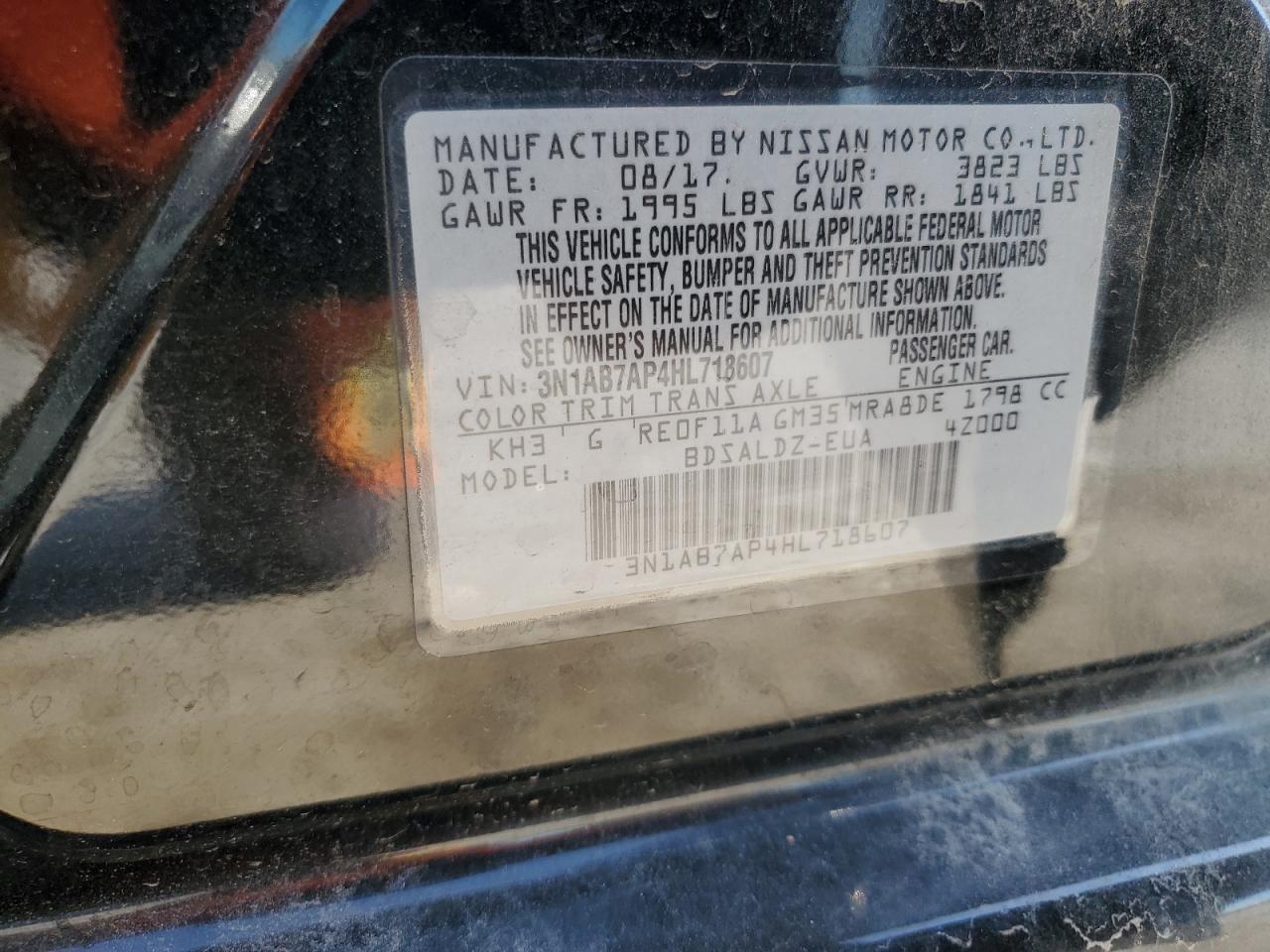 3n1ab7ap4hl718607 3N1AB7AP4HL718607 2017 Nissan Sentra S