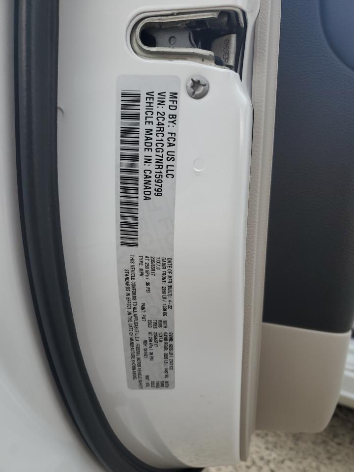 2022 Chrysler Voyager Lx VIN: 2C4RC1CG7NR159799 Lot: 63236015