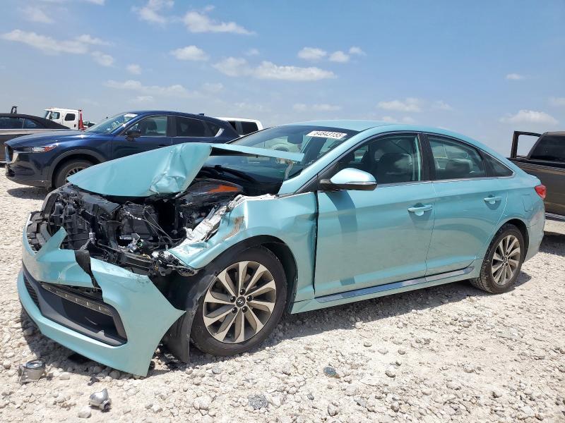  HYUNDAI SONATA 2017 Turquoise