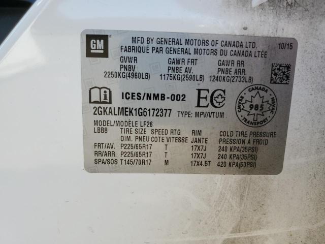 2016 GMC TERRAIN SLE  