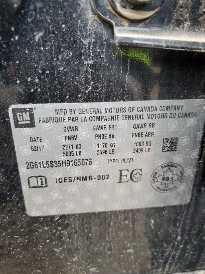 2017 Cadillac Xts VIN: 2G61L5S35H9165076 Lot: 66028995