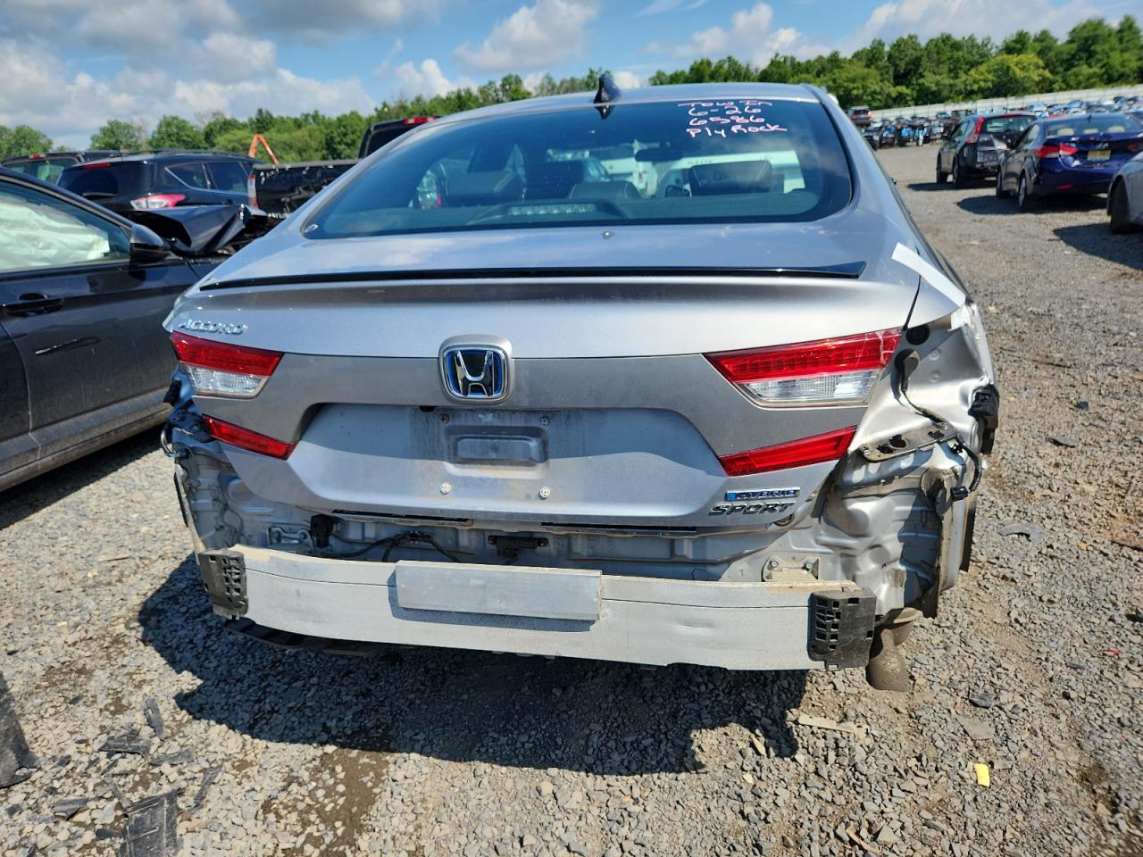 2022 Honda Accord Hybrid Sport VIN: 1HGCV3F20NA019255 Lot: 63615045
