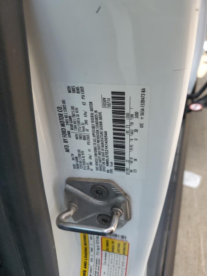 2019 Ford Transit Connect Xl VIN: NM0LS7E21K1430544 Lot: 64744685