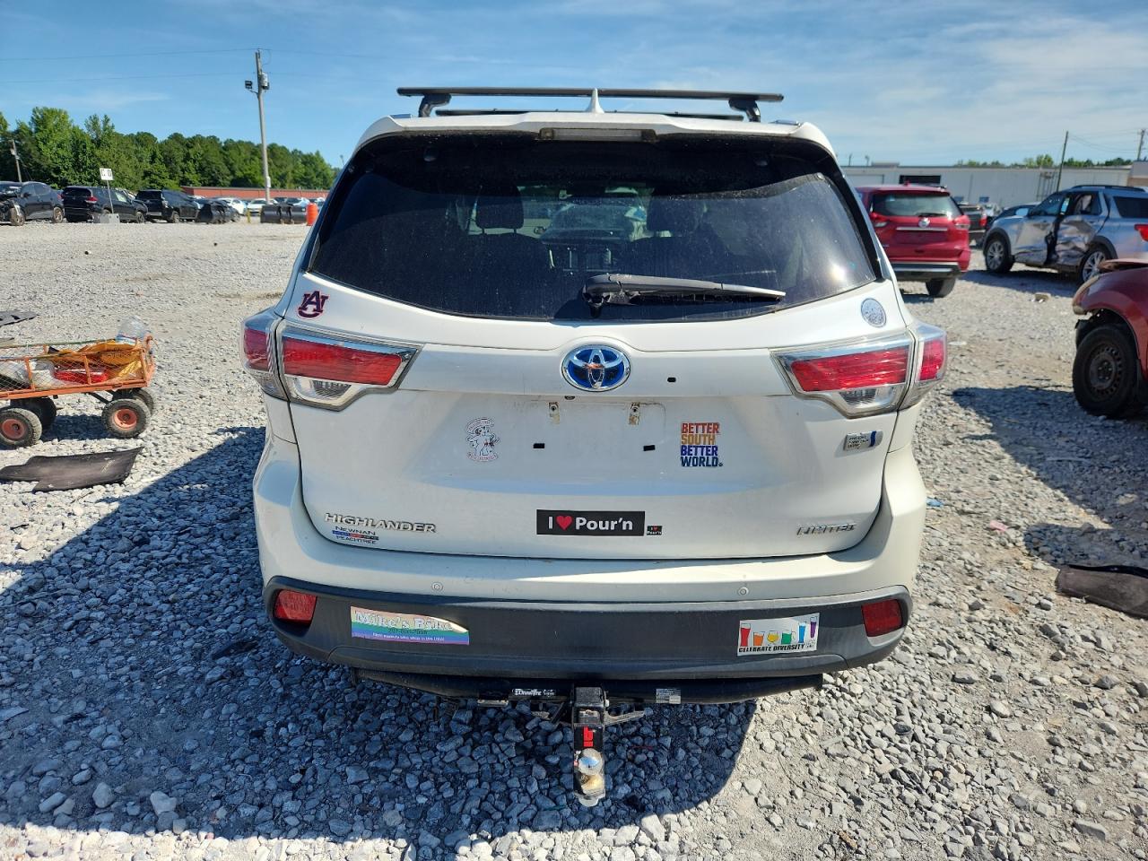 2015 Toyota Highlander Hybrid Limited VIN: 5TDDCRFH3FS013468 Lot: 63869545