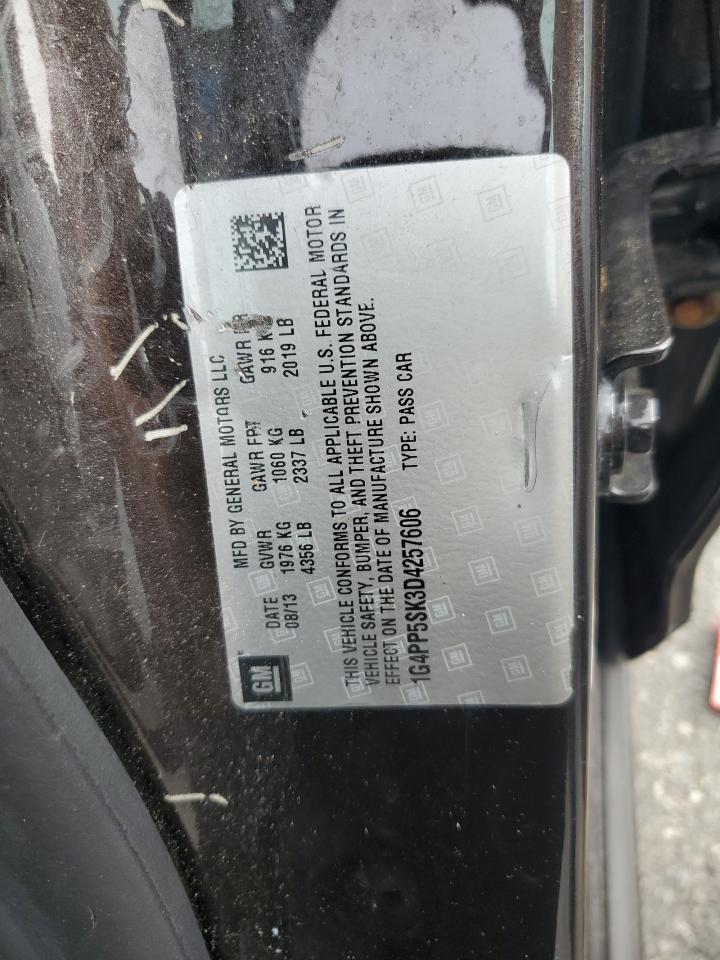 2013 Buick Verano VIN: 1G4PP5SK3D4257606 Lot: 63264025