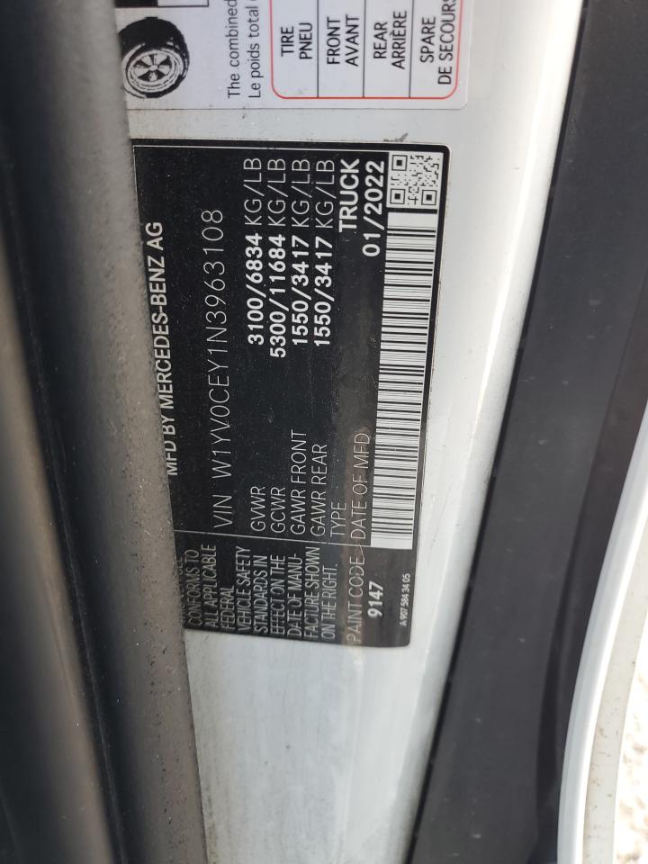w1yv0cey1n3963108 W1YV0CEY1N3963108 2022 Mercedes-Benz Metris