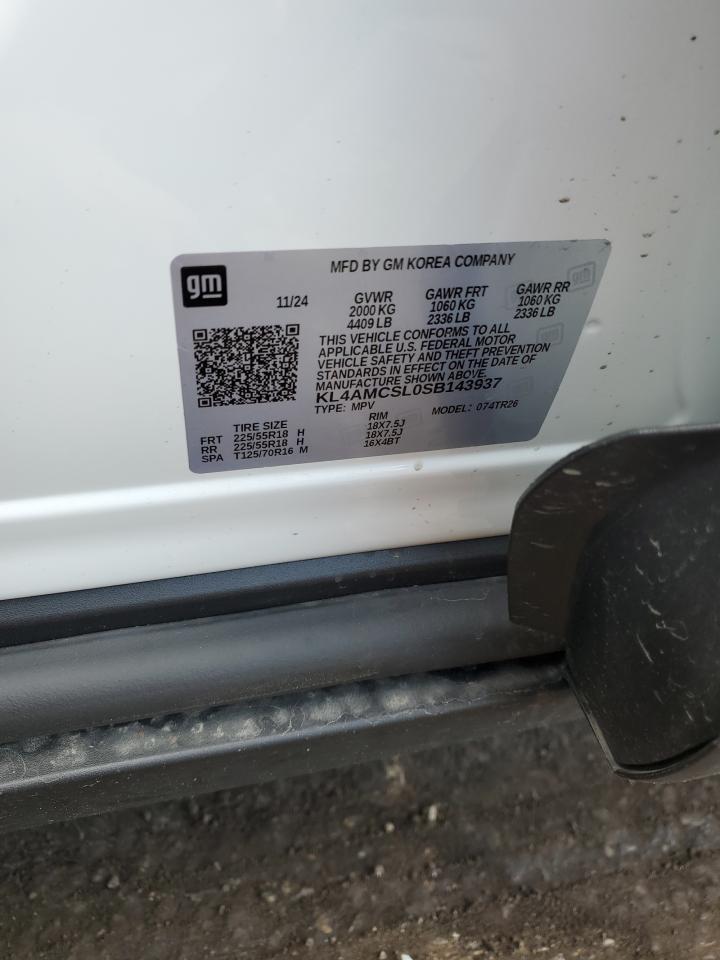 kl4amcsl0sb143937 KL4AMCSL0SB143937 2025 Buick Encore Gx Preferred